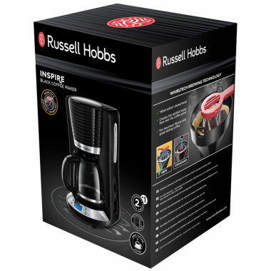 Cafetière Électrique Russell Hobbs 1.25L - 1100W - 24391-56 - NOIR
