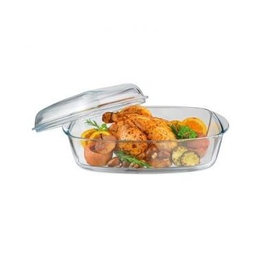 Cocotte Volaille Pyrex 6.5L - 37 x 22 cm - 466A000/6 - Transparente