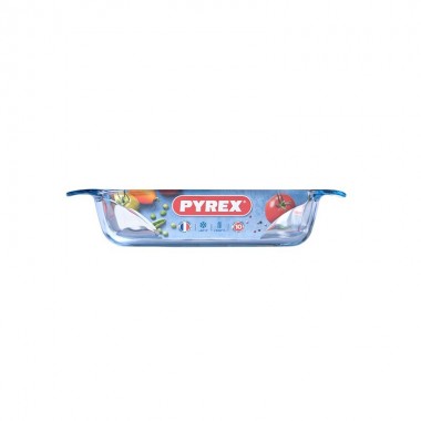 Plat Rectangulaire Pyrex 2L - 30 x 21cm - 410B000 - Transparent