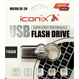 Flash Disque Iconix 16GO - SE-20 - Argent