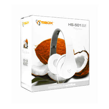Casque Sbox HS501 Blanc