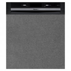 Lave-Vaisselle Focus Semi Encastrable 14 Couverts - QUADRA 1310 - Inox & Noir