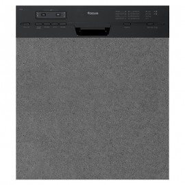 Lave-Vaisselle Focus Semi Encastrable 12 Couverts - F502B- Noir