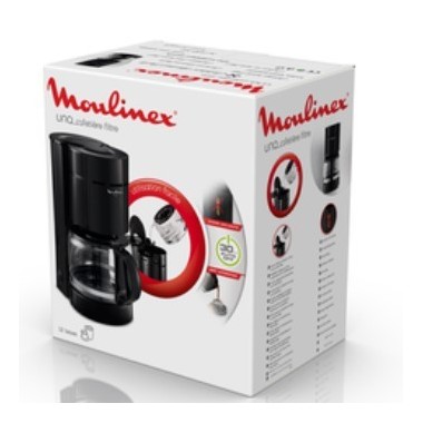 Cafetière Électrique Moulinex 1.1L - 800W - FG121811 - Noir