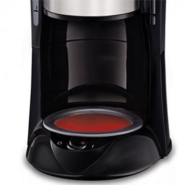 Cafetière Électrique Moulinex 0.6L - 650W - FG151825 - NOIR & Inox