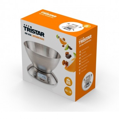 Balance Électronique Tristar 5KG - KW2436 - Inox