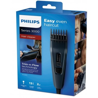 Tondeuse À Cheveux philips - HC3505/15 - Noir & Bleu
