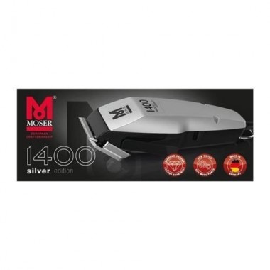 Tondeuse Moser 1400-0458 Noir et Silver