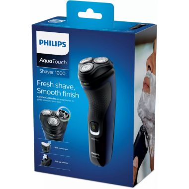 Rasoir Électrique Philips - S1323/41 - Noir & Bleu