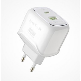 Adaptateur Iconix USB , Type C - IC-HC1038 - Blanc