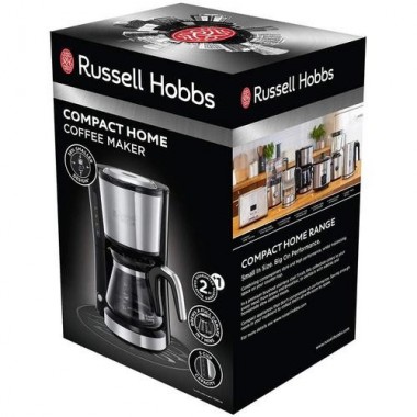 Cafetière Électrique Russell Hobbs 0.625L - 650W - 24210-56 - Noir & Inox