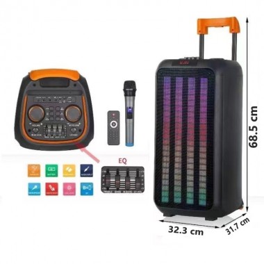 Haut Parleur Bluetooth Iconix - NDR1098 - Noir