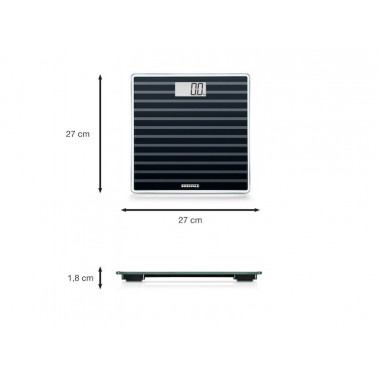 Pèse Personne Soehnle 180KG - 63874 - Noir