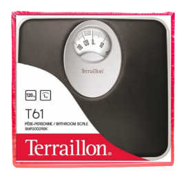 Pèse Personne Terraillon 120KG - T61 - Noir