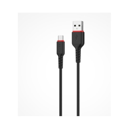 Câble Chargeur Iconix Micro - IC-UC1625 - Noir & Rouge