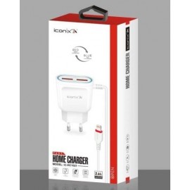 Chargeur Iconix Lightning - IC-HC1021 - Blanc