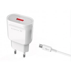 Chargeur Iconix  Micro - IC-HC1018 - Blanc