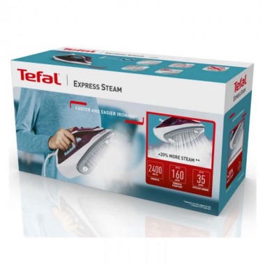 Fer À Repasser Tefal 2400W - FV2835E0 - Violet & Blanc