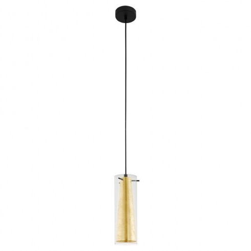 Suspension Eglo Pinto - 97651 - Noir & doré