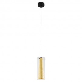 Suspension Eglo Pinto - 97651 - Noir & doré