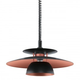 Suspension Eglo Brenda - 31666 - Noir & Gold