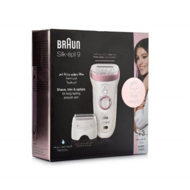 Épilateur Braun - SES9-720 - Blanc & Gold