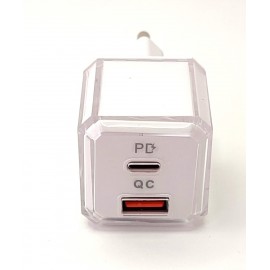 Adaptateur Iconix USB , Type C - IC-UC1043 - Blanc