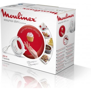 Batteur À Main Moulinex 200W - HM2501B1 - Blanc