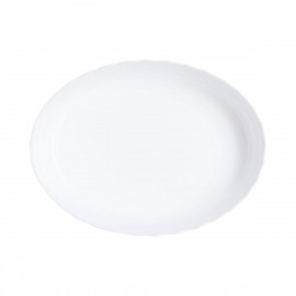 Plat Ovale Luminarc 3L - 32 x 24 cm - P4018 - Blanc