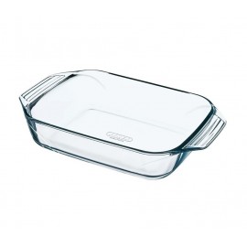 Plat Rectangulaire Pyrex 2.9L - 35 x 23 cm - 408B000/6 - Transparent