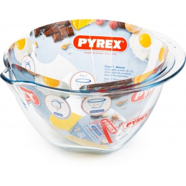 Bol Mélangeur Pyrex 4.2L - 30CM - 185B000 - Transparent