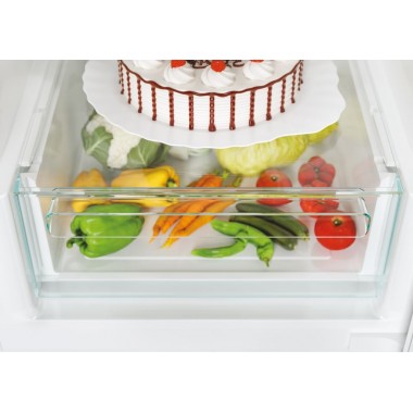 Réfrigérateur Candy No Frost - Combiné - 342L - CCE3T618FSD - Inox