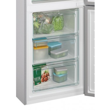 Réfrigérateur Candy No Frost - Combiné - 342L - CCE3T618FSD - Inox
