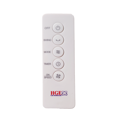 Ventilateur HGE AVEC COMMANDE 42W - Mural - Blanc