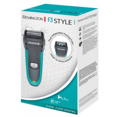 Rasoir Électrique Remington - F3000 - Noir & Vert