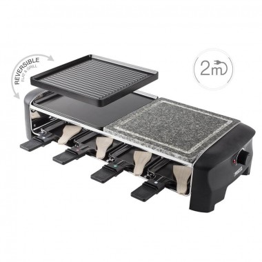 Raclette Princess 162820 Inox & Noir
