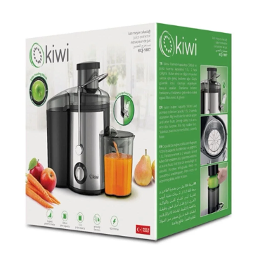 Centrifugeuse Kiwi KCJ-1807 Noir et Inox