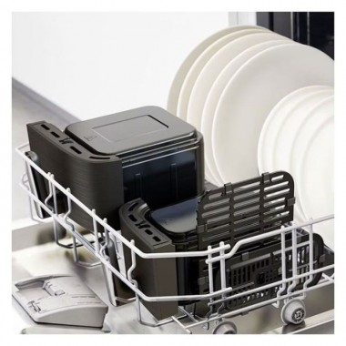 AIR FRYER Moulinex Dual Easy Fry & Grill 8L - 2450W - EZ905B20 - Noir