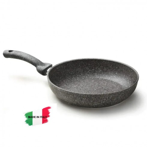 Poêle Pot Italia Grey Stone 24cm - MROPAD124P - Gris