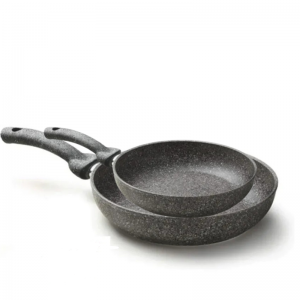 Set Poêle Pot Italia 22cm - 26cm - Casanova - Gris