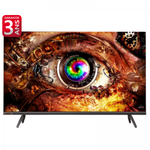 TV Telefunken 43" FHD Smart Google TV + Récepteur Intégré - 43E3E - Noir