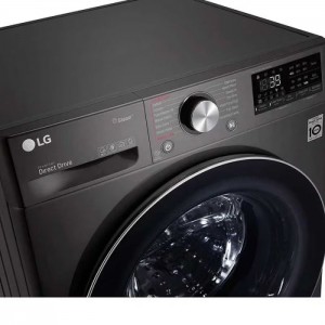 Lave-linge Séchante LG Frontale 9KG Inverter - F4R5VGG2E - Noir