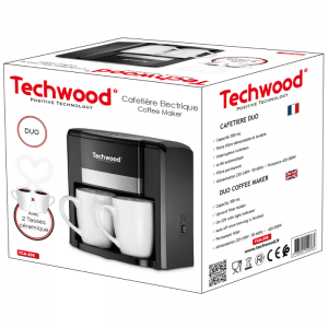 Cafetière Techwood 0.6L - 500W - TCA-206 - Noir