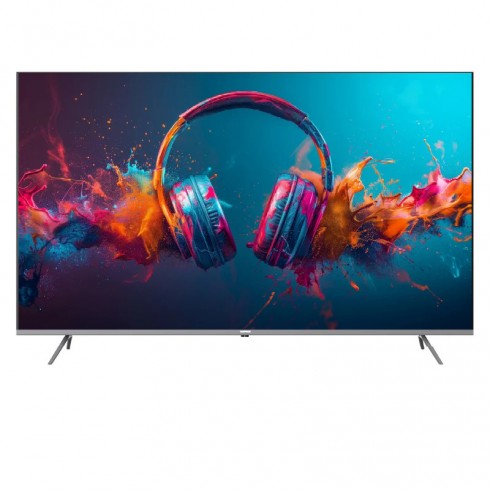 TV Telefunken 55" UHD 4K Smart Android + Récepteur Intégré - 55G3EN - Silver