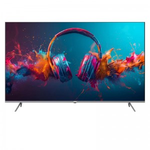 TV Telefunken 55" UHD 4K Smart Android + Récepteur Intégré - 55G3EN - Silver