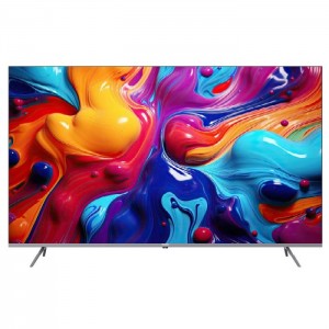 TV Telefunken 65" UHD 4K Smart Android + Récepteur Intégré - 65G3EN - Silver