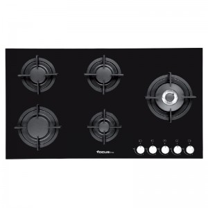 Plaque Encastrable Focus 5F - 90CM - F8179 - Noir