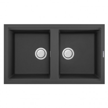 Évier Encastrable FOCUS  2 bacs - 90 cm - SMART.90