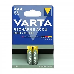 Pile Varta Rechargeable Accus Recycled 800mah - LR03 BP2