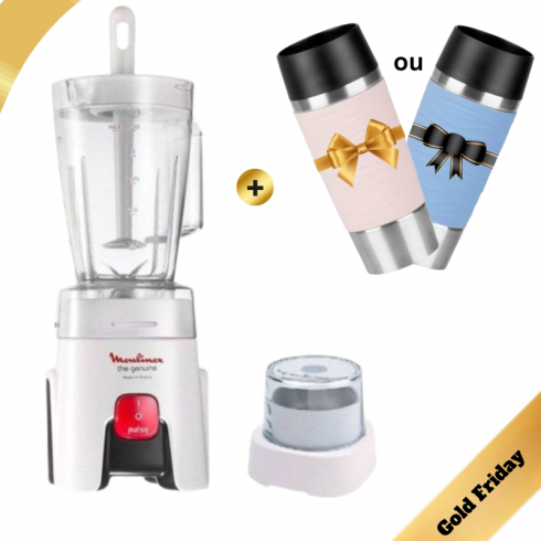 Blender Moulinex 1.75L - 500W - LM241B25 - Blanc